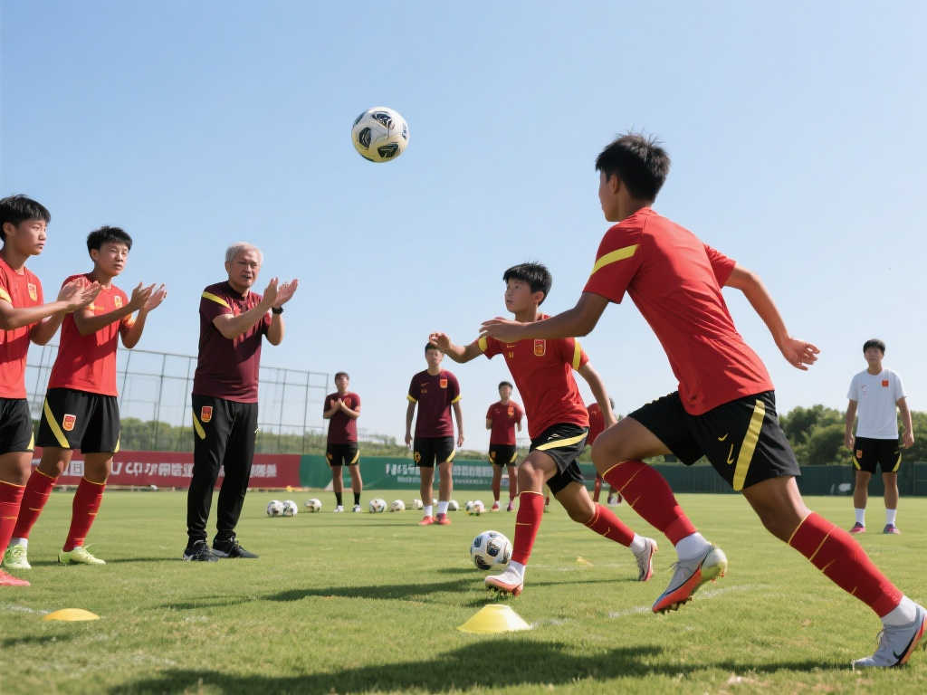 【聚焦】U17国少备战亚洲杯 抢圈训练展风采